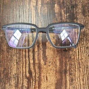 Silhouette Unisex Black Matte Glasses